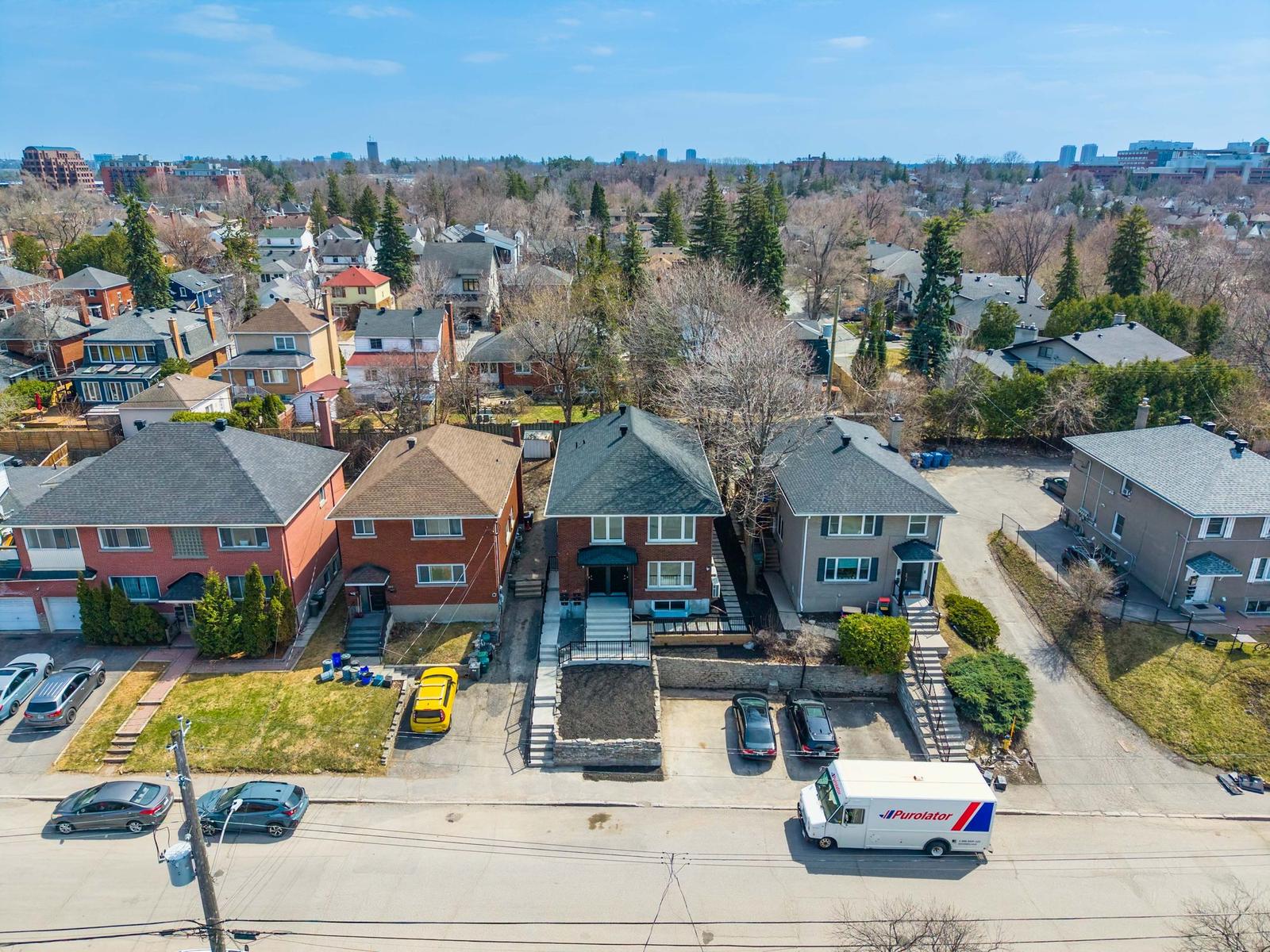 Aerial view of Hintonburg